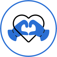 symbole du don de soi et de l'entre-aide solidaire